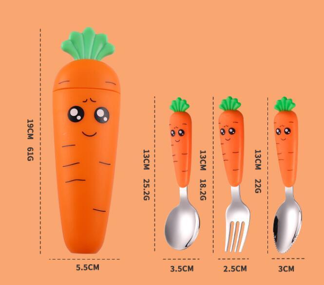 Children's Carrot Tableware