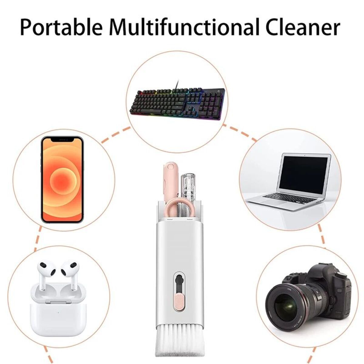7 In 1 Computer Keyboard Cleaner Brush Kit