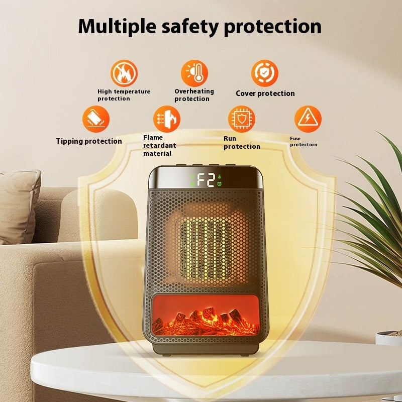 Fan Heater With 3D Dynamic Flame