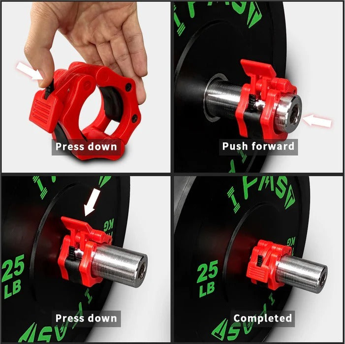 Weight Lifting Barbell Quick Buckle Plate Frame
