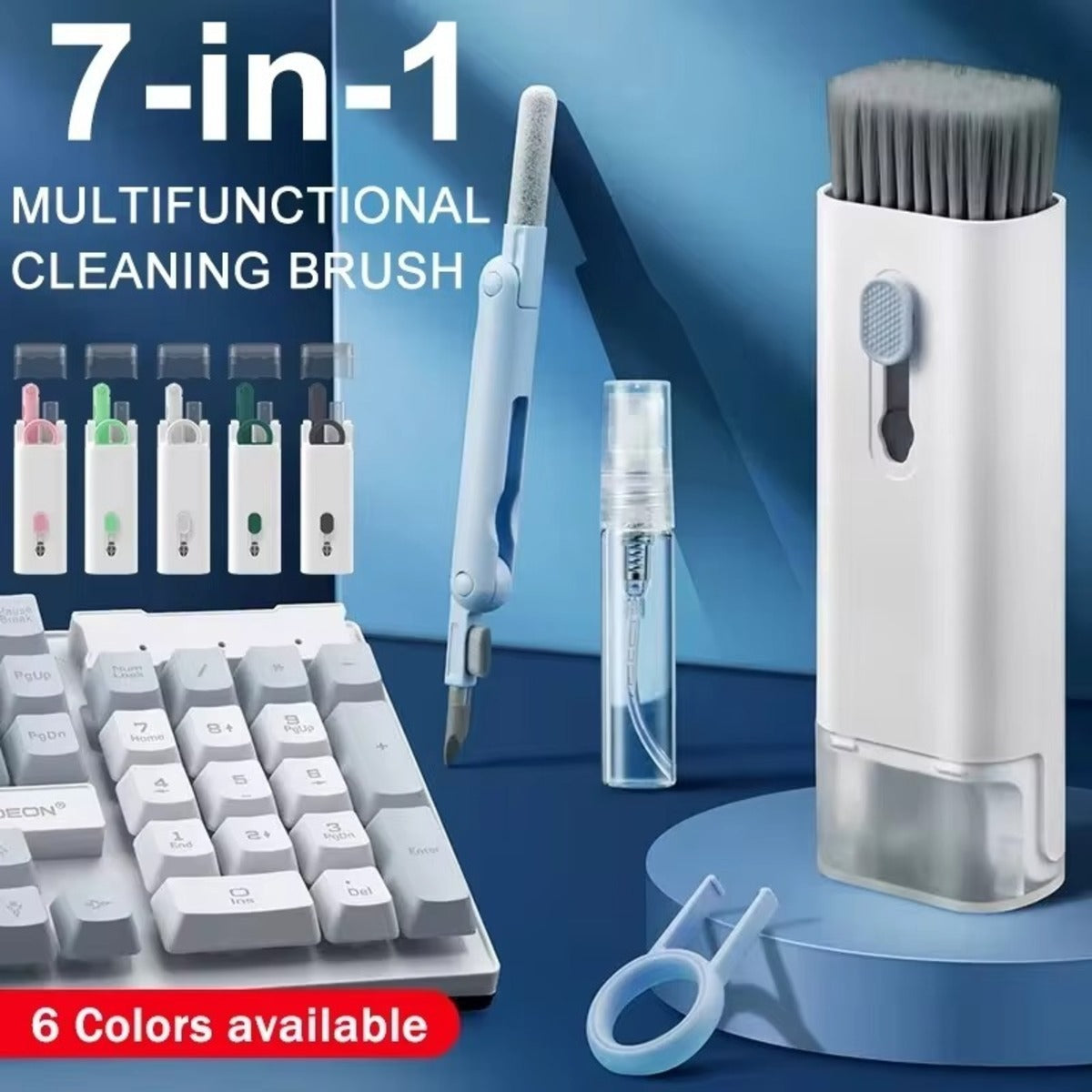 7 In 1 Computer Keyboard Cleaner Brush Kit
