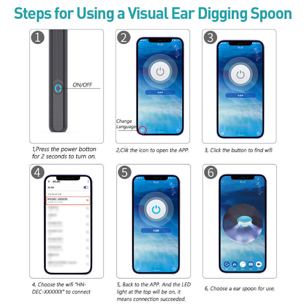 Wireless Ear Cleaner Set