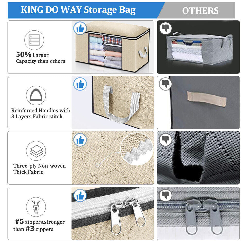 4PCS Clothes Organiser