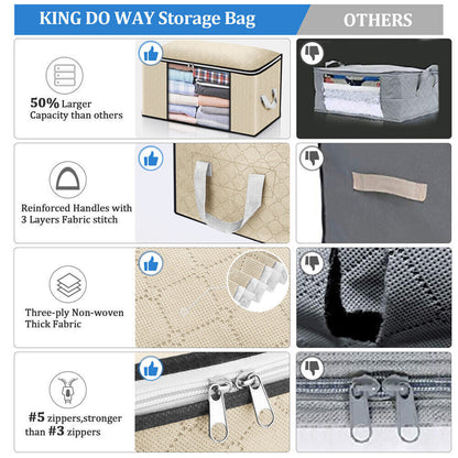 4PCS Clothes Organiser