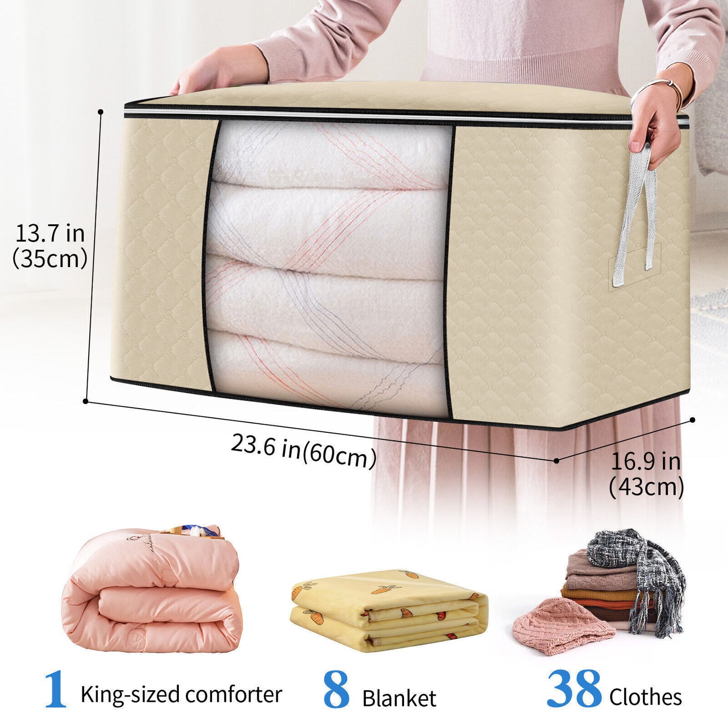4PCS Clothes Organiser