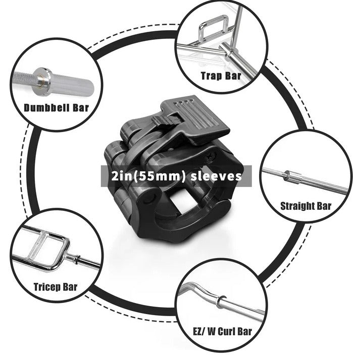 Weight Lifting Barbell Quick Buckle Plate Frame